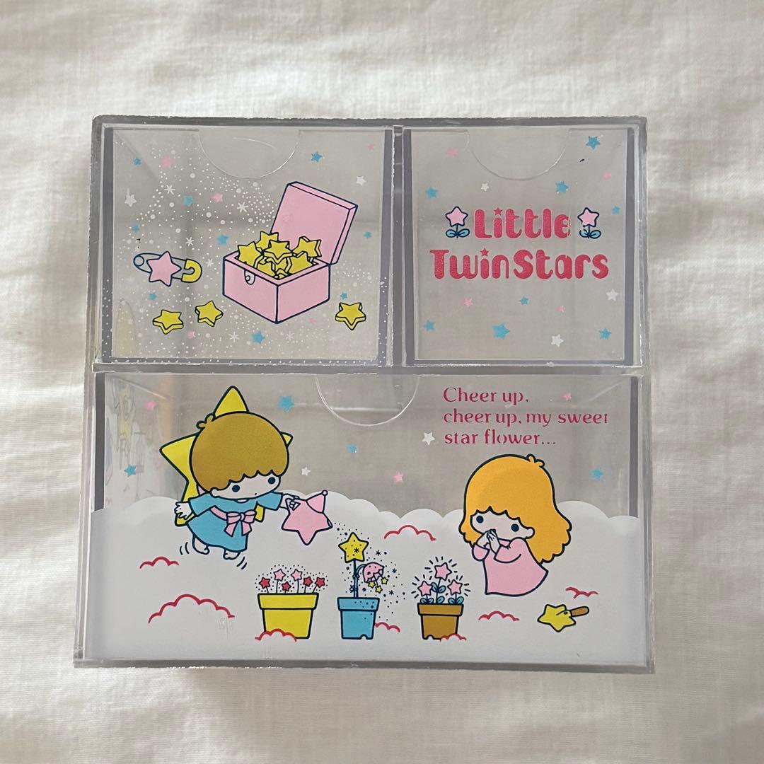 貴重　コレクターズ　昭和　リトルツインスターズ キキララ　引き出し式ボックス