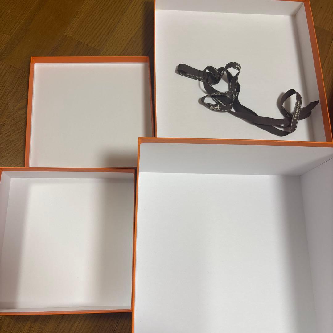 エルメス空箱　2個セット リボン付き