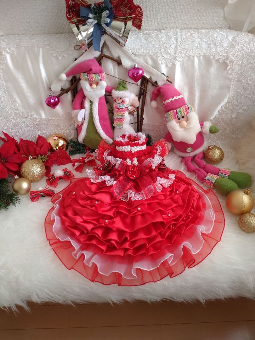 美麗ページ♡クリスマス♡ハンドメイド犬服♡犬服