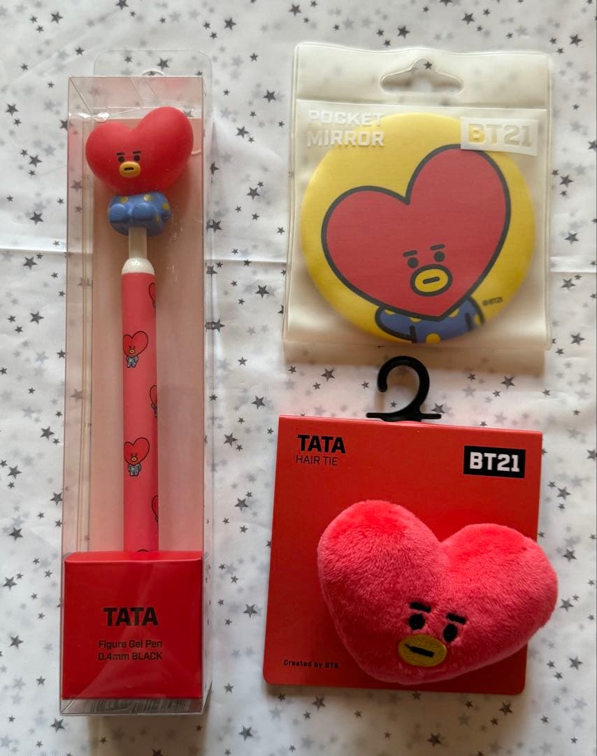 BT21 TATA クッション・チャームなど10点セットBTS V