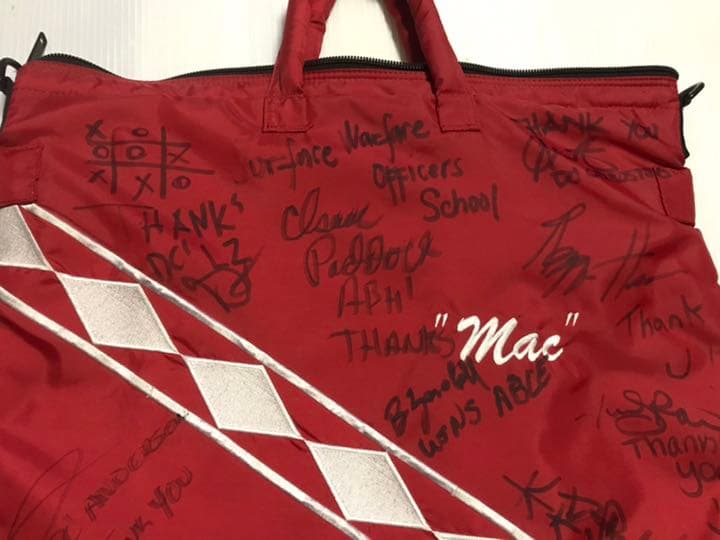 ミリタリー ヘルメットバッグ ワッペン フライトジャケット 岩国 海兵隊 刺繍