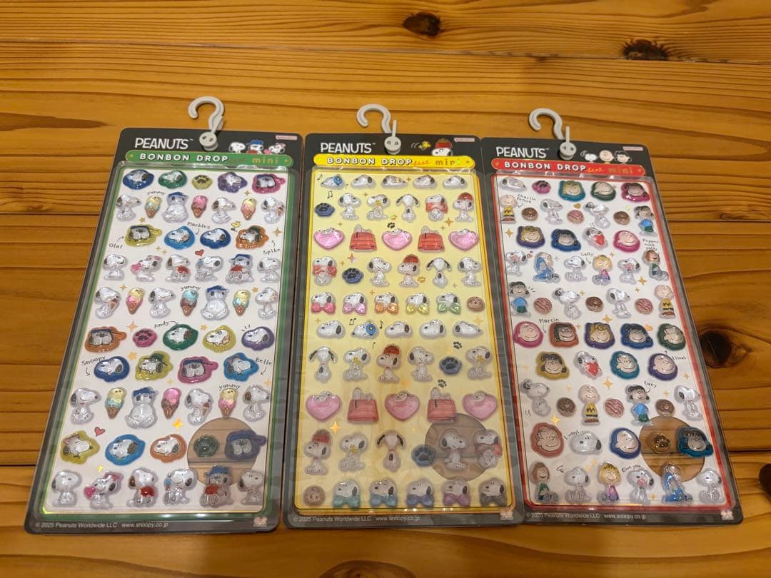 ボンボンドロップシール 101匹わんちゃん ベイマックス スヌーピー 7点セット
