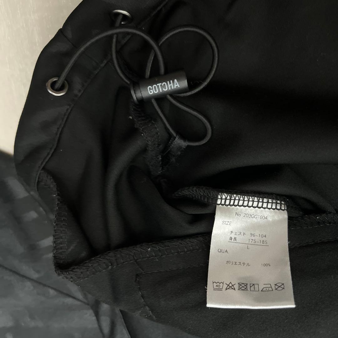 ガッチャ ゴルフウェア Lサイズ 長袖 黒 GG 白
