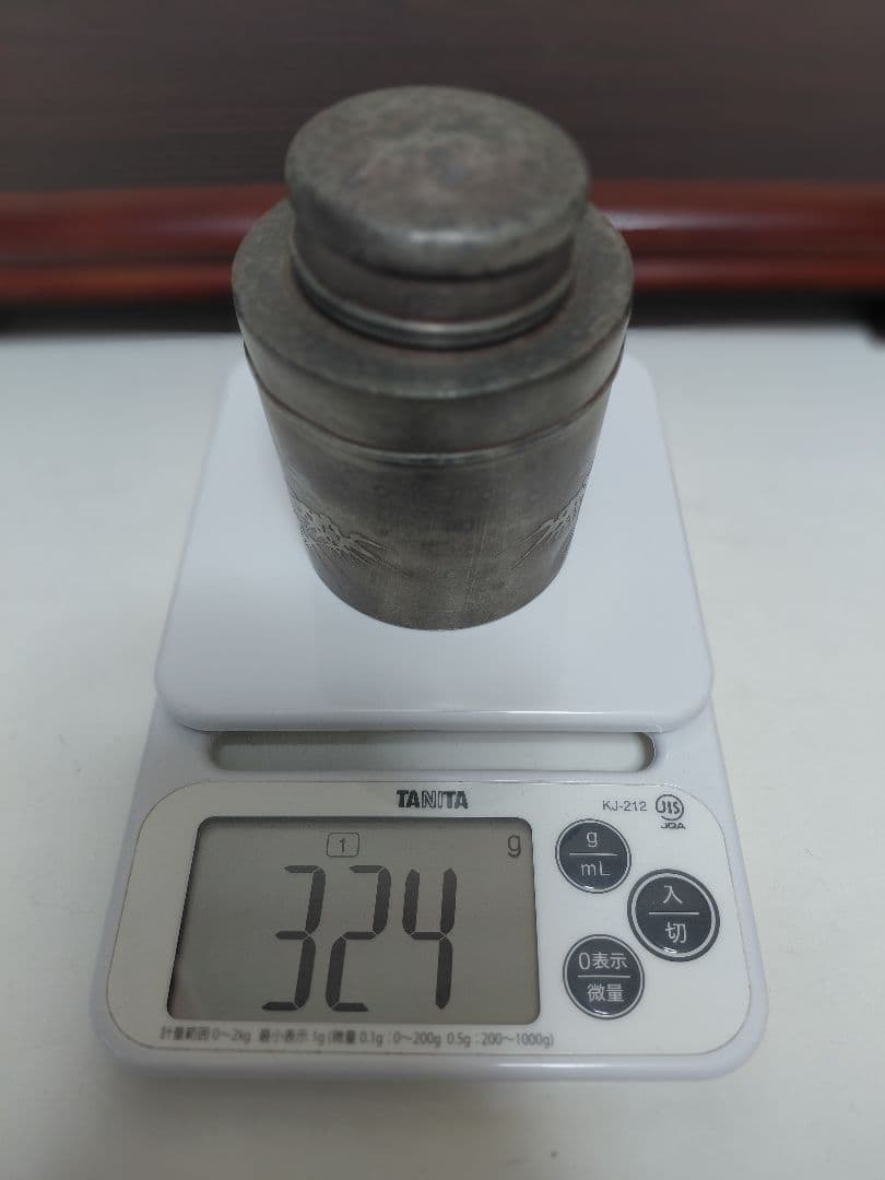 錫製 茶壺 在銘 茶道具 煎茶道具