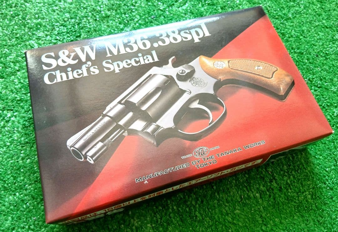 未使用　S&W M36 .38spl Chief's Special エアガン