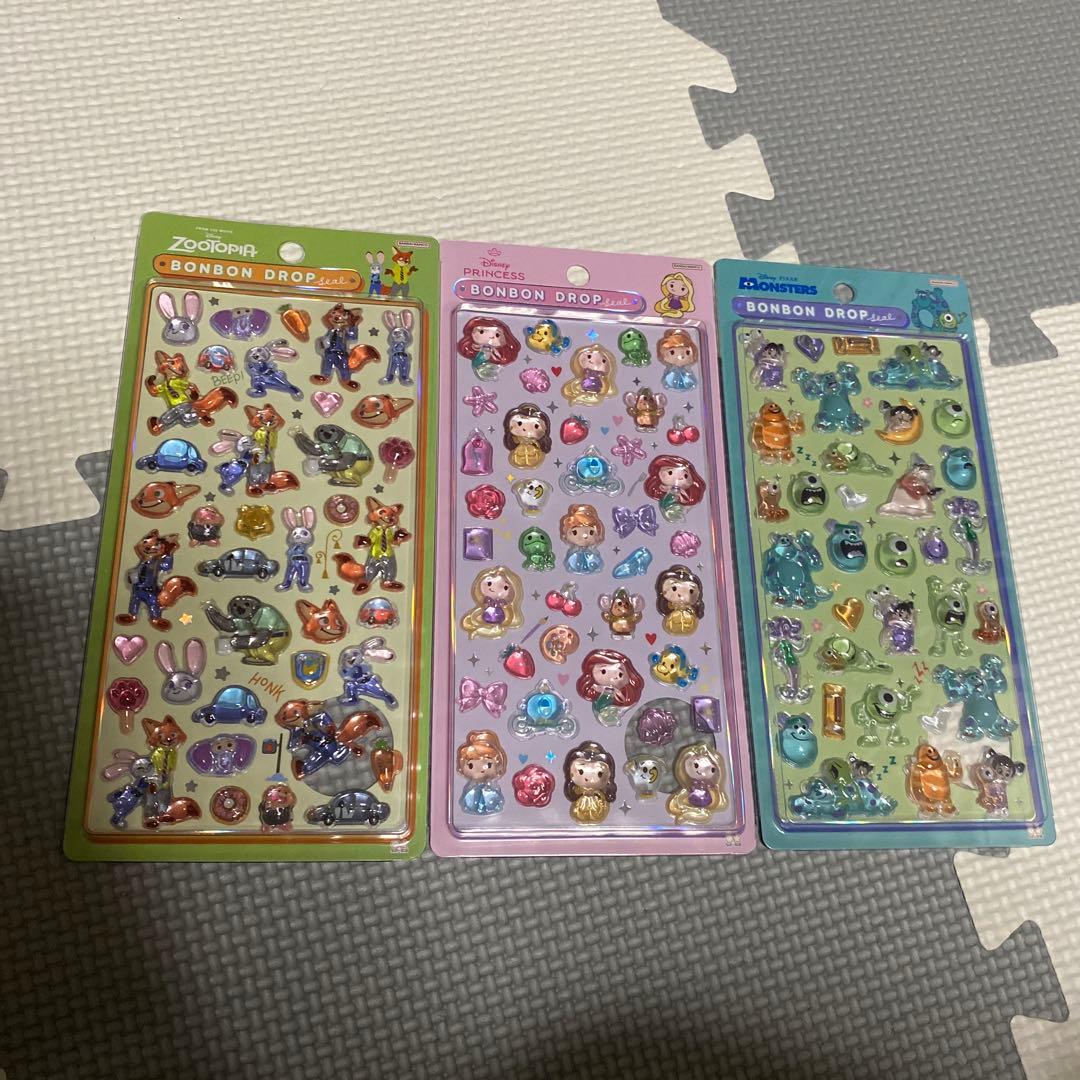 正規品 ディズニー プリンセス ズートピア モンスターズインク ボンボンドロップ