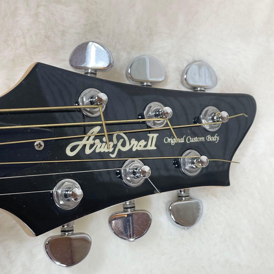 AriaPro II オリジナルカスタム エレキギター ブラック