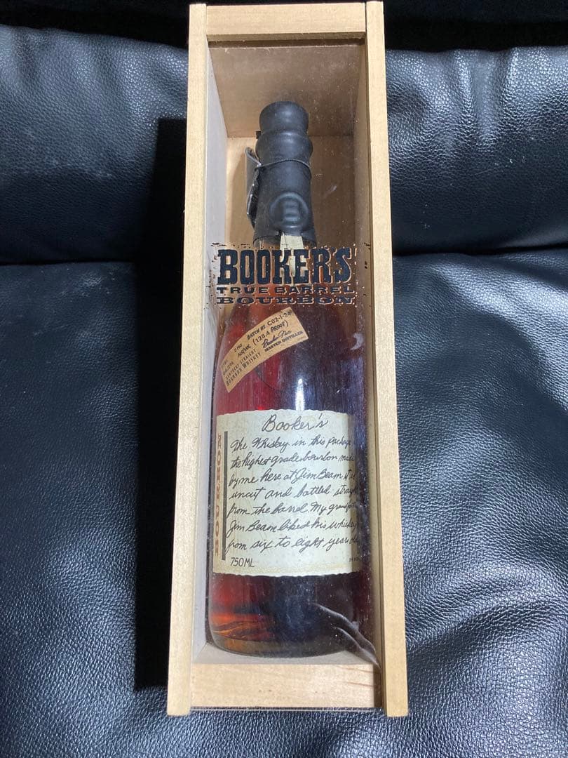希少 ブッカーズ オールドボトル C02-I-24（2009？）木箱付き 送料込