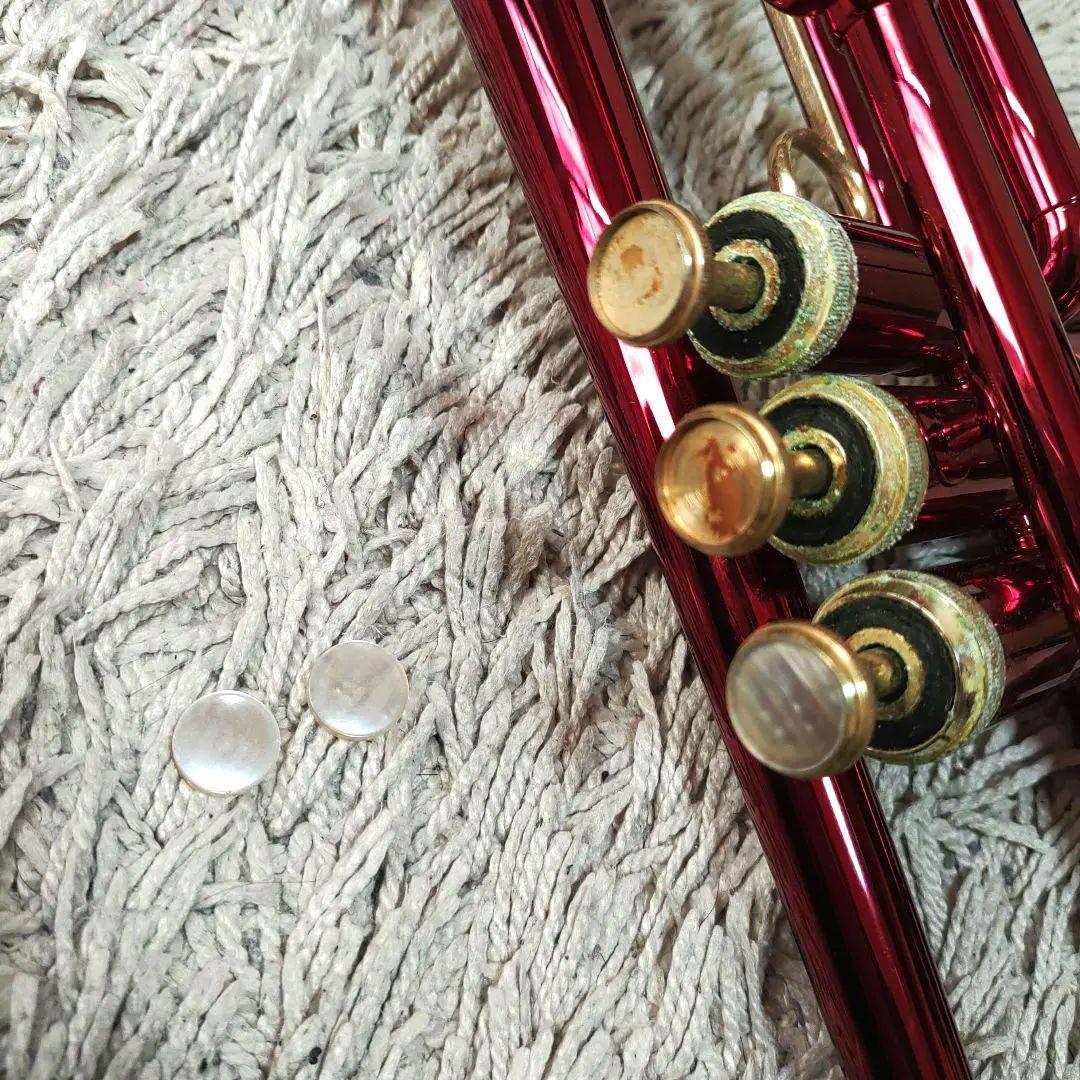 【ジャンク】J.Michael トランペット　ワインレッド　マイケル　ケース付き