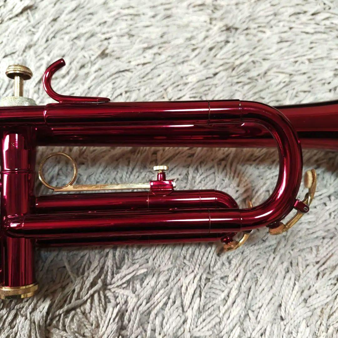 【ジャンク】J.Michael トランペット　ワインレッド　マイケル　ケース付き