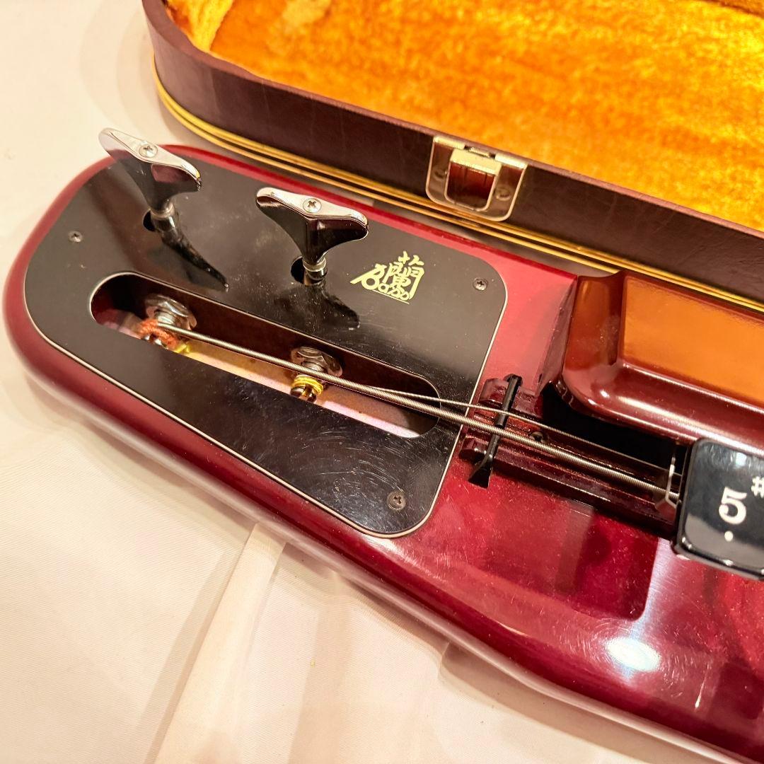 SUZUKI スズキ 電気大正琴 蘭 Bass バス ベース 低音 ケース付