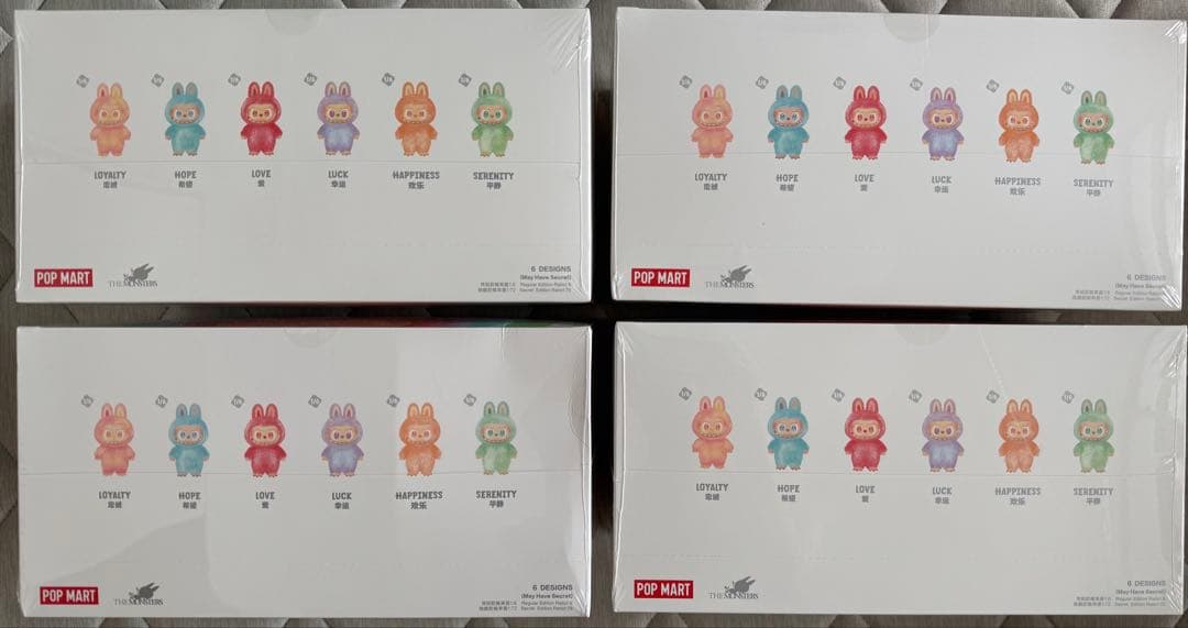 ポップマート LABUBU Big into Energyぬいぐるみ　4セット