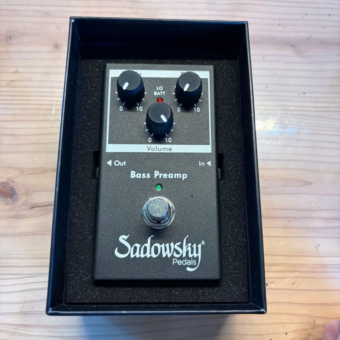 Sadowsky SBP-2 ベースプリアンプ