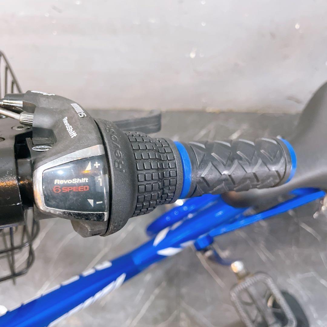 【957】《限定価格》子供用自転車 子供車 PARTENZA ブルー 24インチ