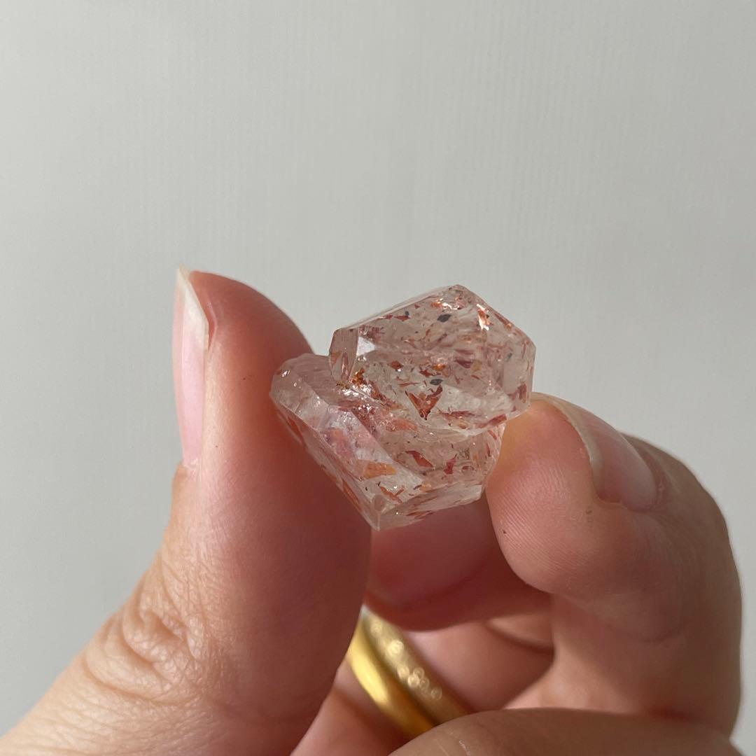 モンド　エレスチャルクォーツ　タンザニア　水晶　レピドクロサイト