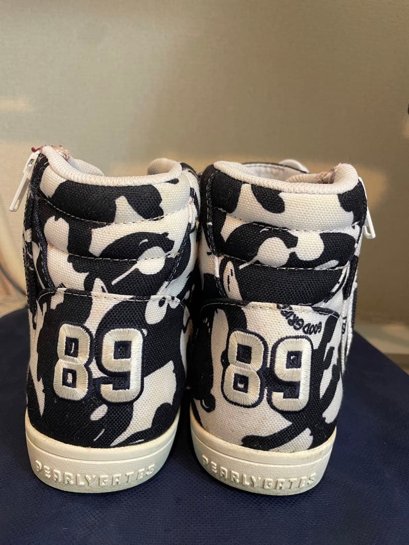 パーリーゲイツ ハイカットスニーカー スヌーピー(25cm)