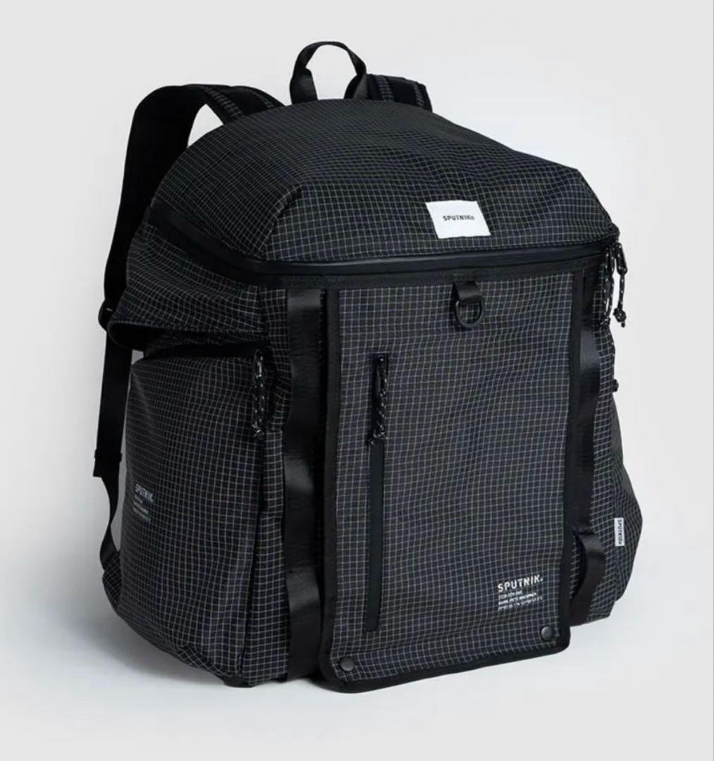 SPUTNIKバックパックキャリー　ブラックチェック
