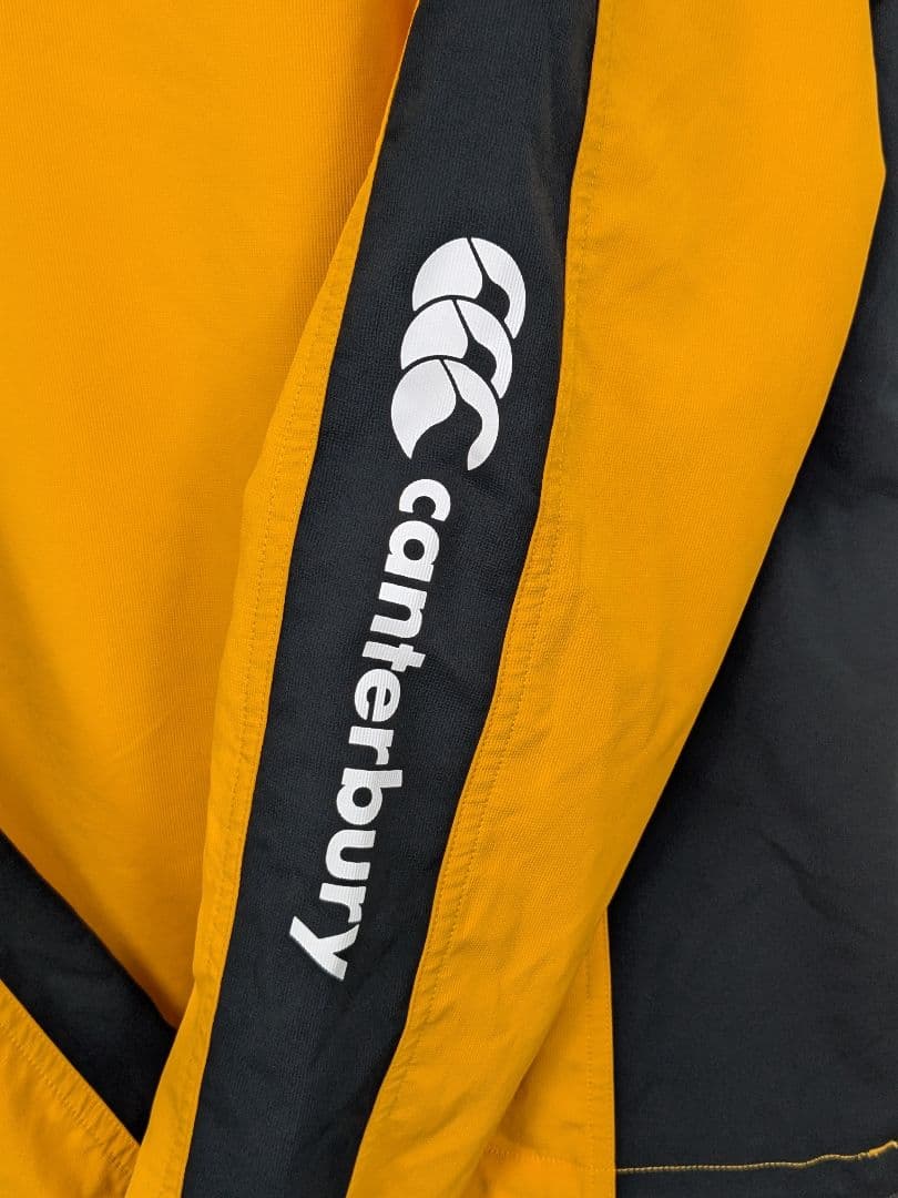 【美品】canterbury　トレーニングシャツ　ピステ　ラグビー　プルオーバー