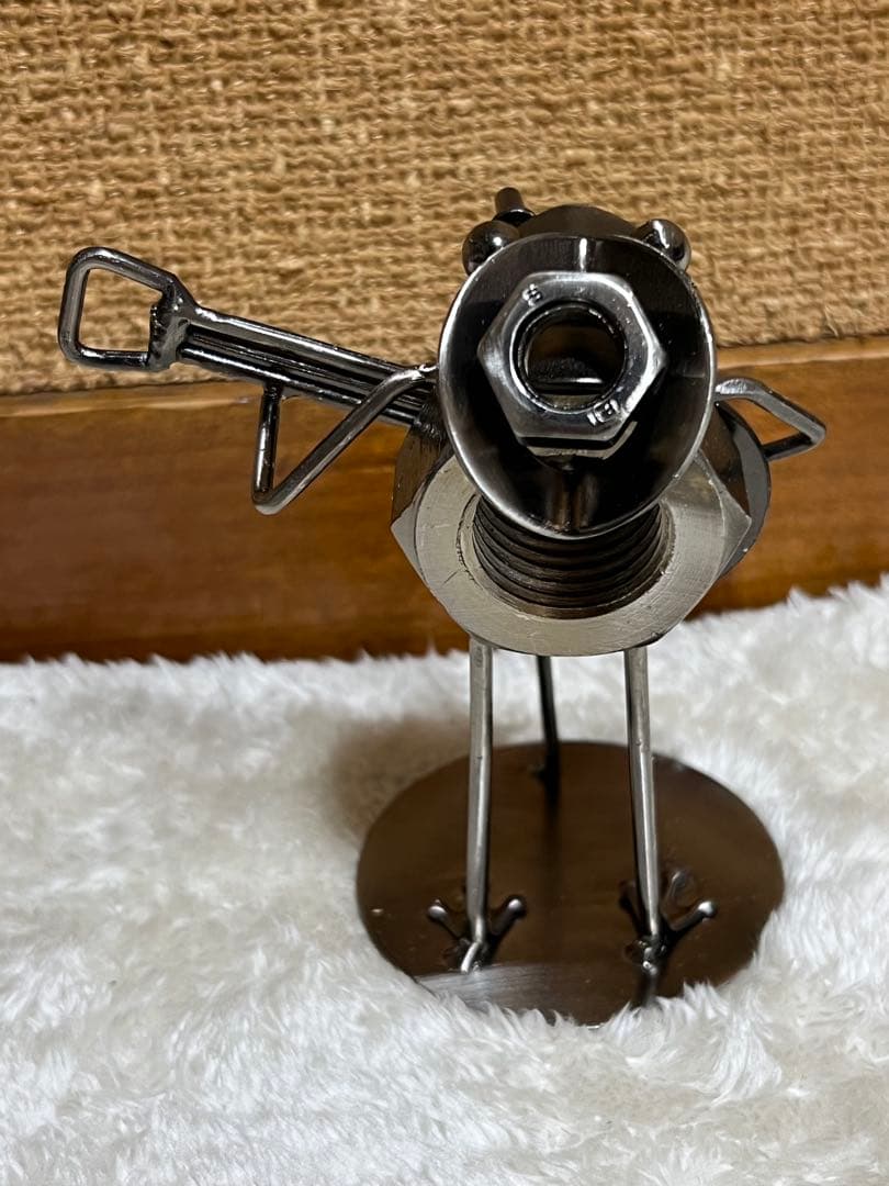 カエル　メタルクラフト　音楽隊　メタルアート　バイク