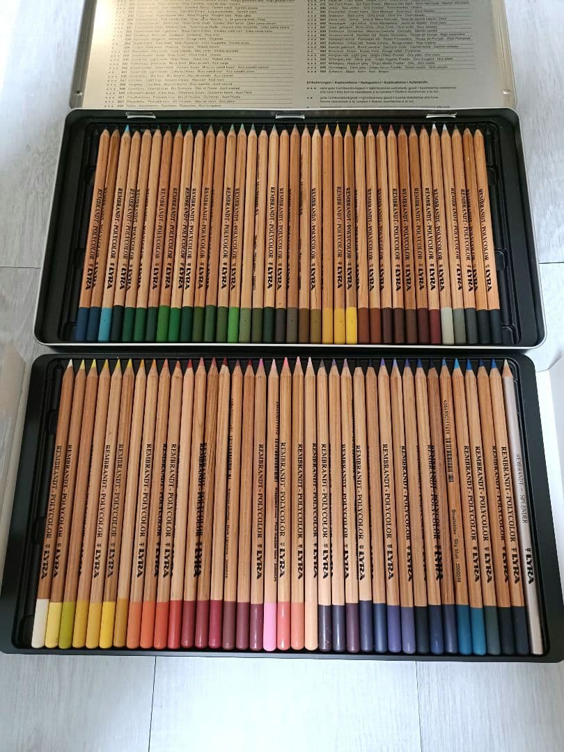 LYRA レンブラント 72色セット 油性色鉛筆 ポリカラー