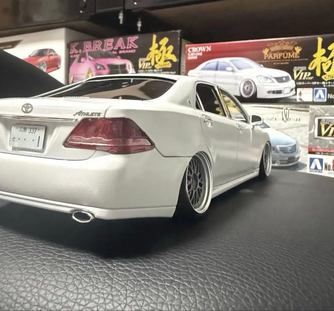 アオシマ GRS204クラウン アスリート エイムゲイン フルエアロ