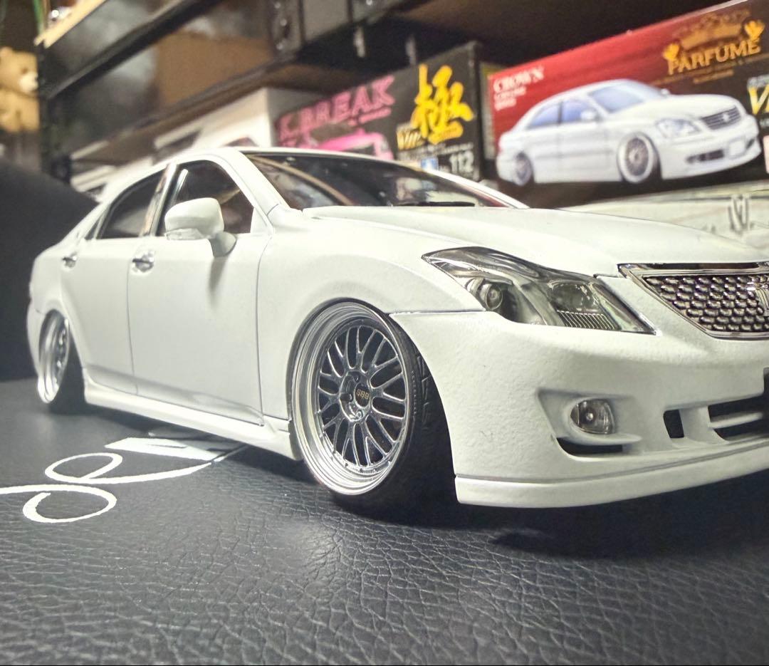 アオシマ GRS204クラウン アスリート エイムゲイン フルエアロ