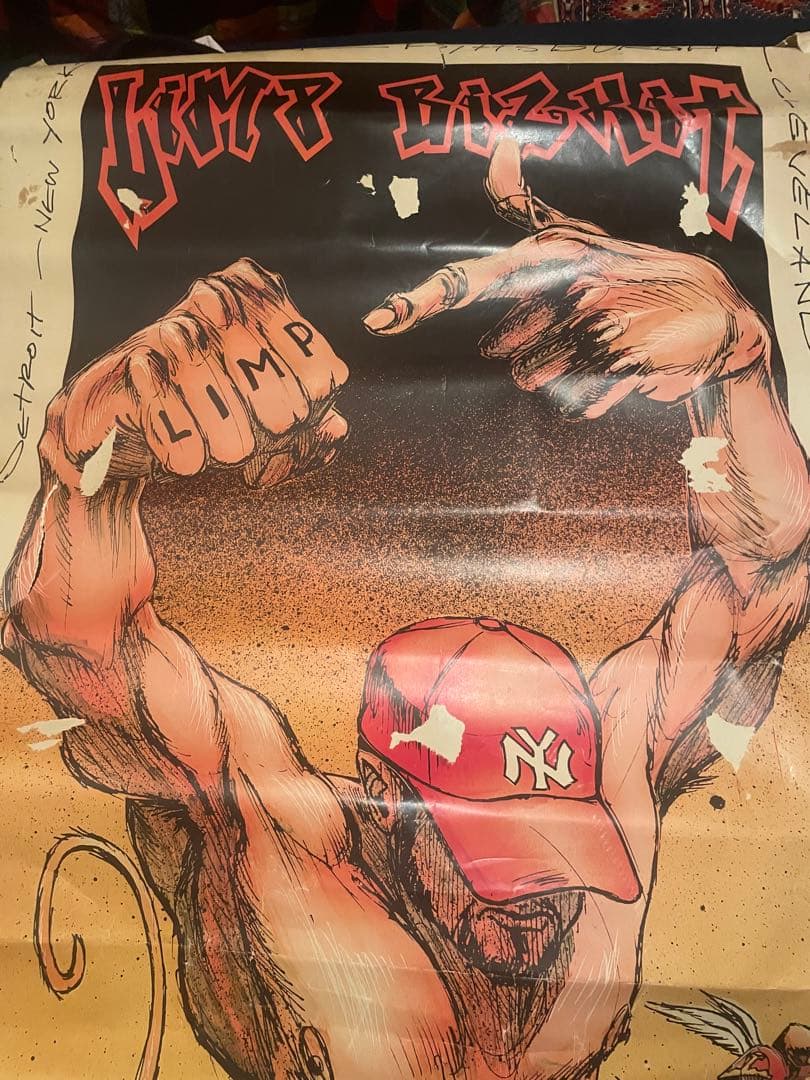 リンプビズキット　Limp Bizkit 特大　シルクスクリーン　ポスター