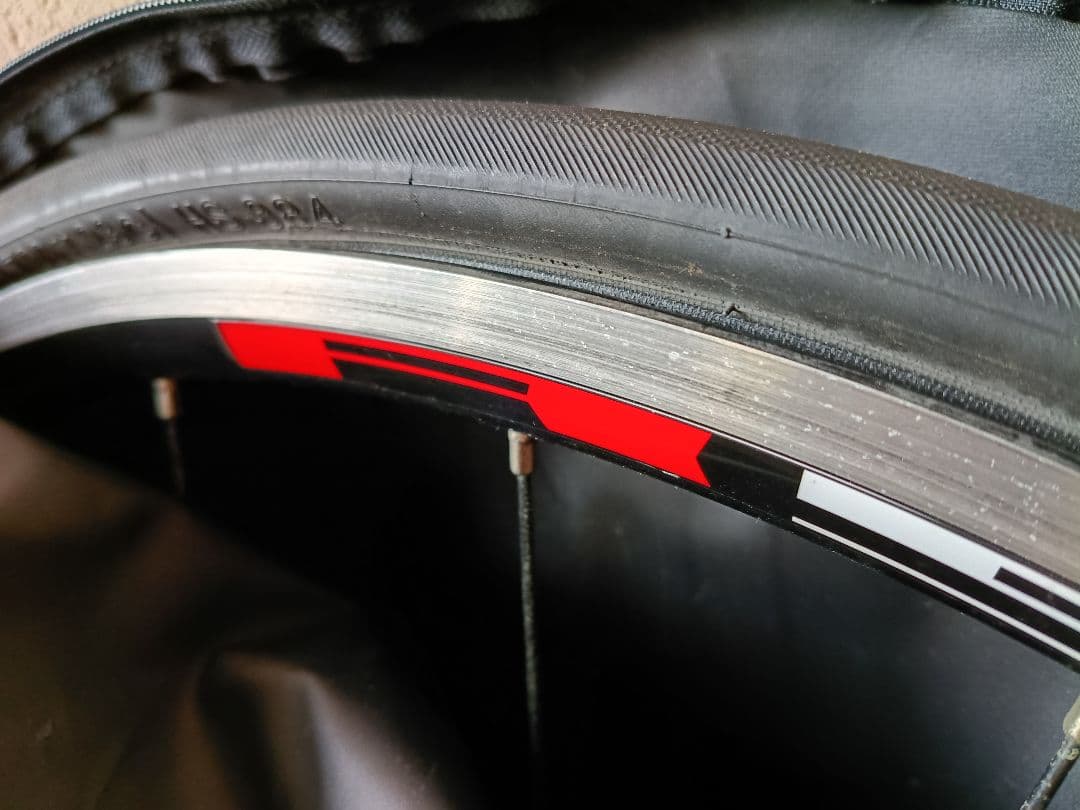 自転車　ロード　ホイールセット　カンパニョーロケース付き