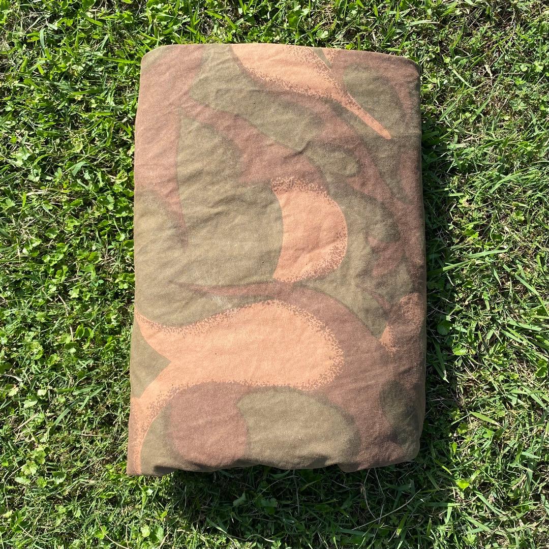 ハンガリー軍　軍幕　ポンチョ　１枚①　 迷彩　ハリケーンカモ　ミリタリー