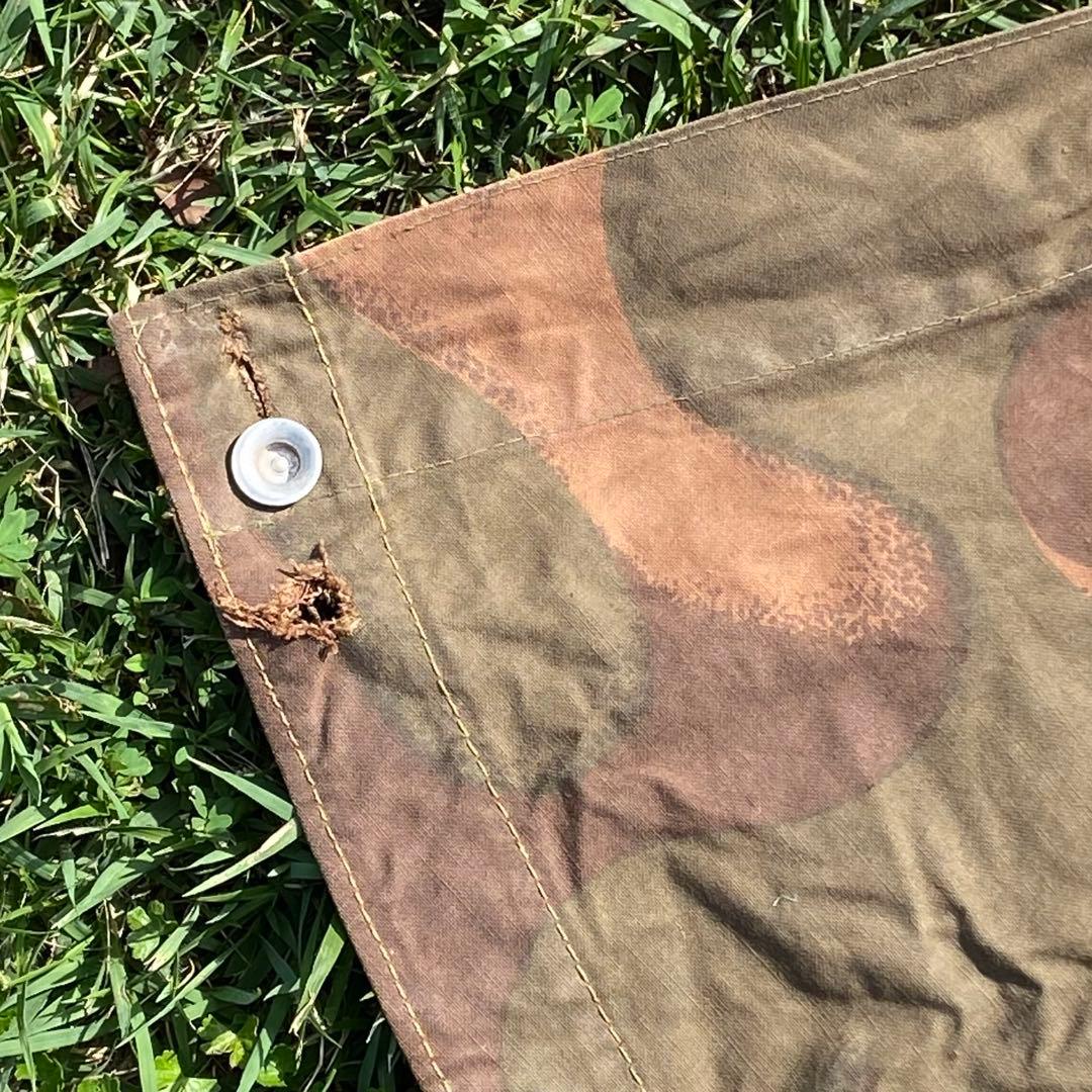 ハンガリー軍　軍幕　ポンチョ　１枚①　 迷彩　ハリケーンカモ　ミリタリー