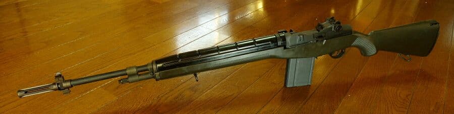 USライフルM14ファイバータイプODストックver 440連射マガジン付き