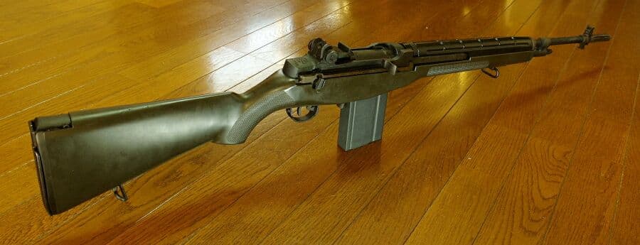 USライフルM14ファイバータイプODストックver 440連射マガジン付き