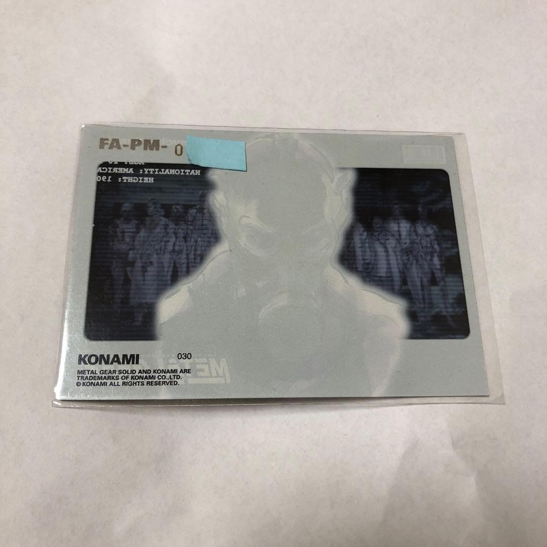 その他 L GEAR SOLID Trading Card #30 GOLDEN