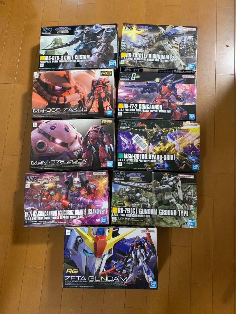 ガンプラ　HG RG まとめ売り（9個）