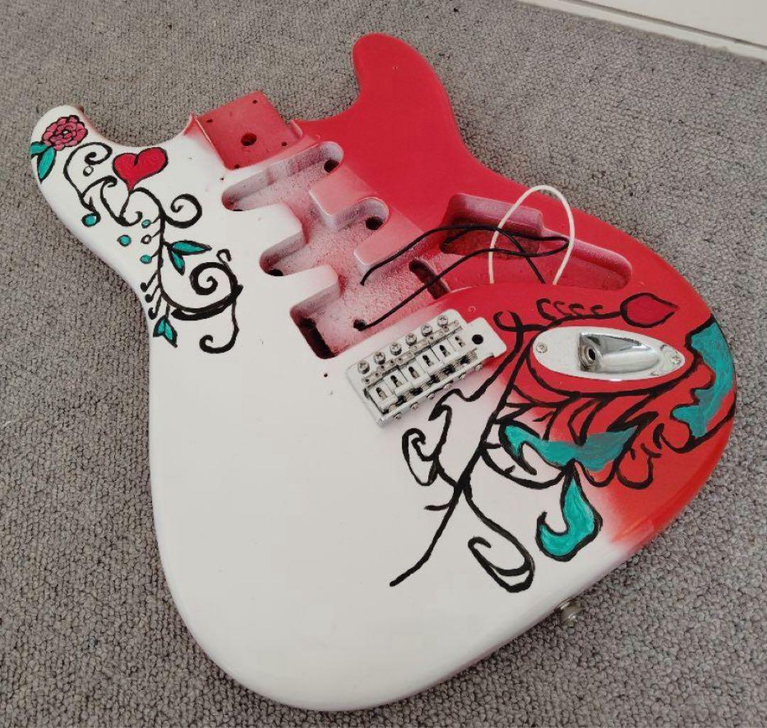 スクワイヤーStratocaster ジミヘンドリックス 風 カスタムペイント