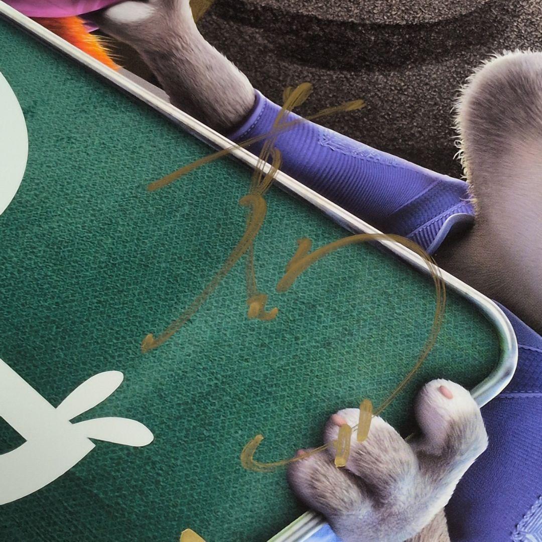 ズートピア2 直筆サイン ポスター ディズニー映画 当選品 上戸彩 森川智之✕