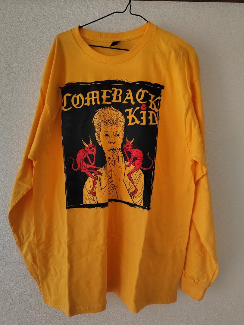 【ガッチャン】【新品未使用】COMEBACK KID ロンT XLサイズ