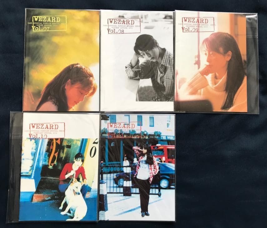 ・ZARD　坂井泉水 　「WEZARD会報誌　５冊」