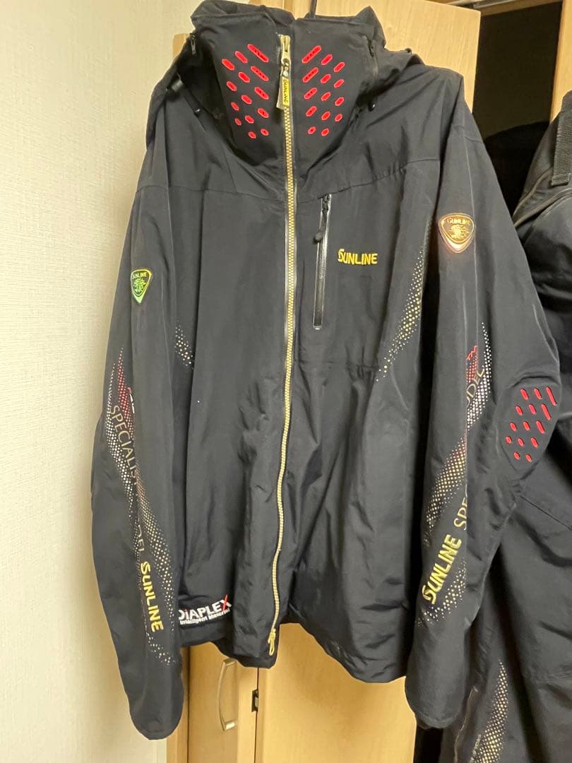 サンライン　DIAPLEX　レインスーツ　SUW-1803 サイズLL