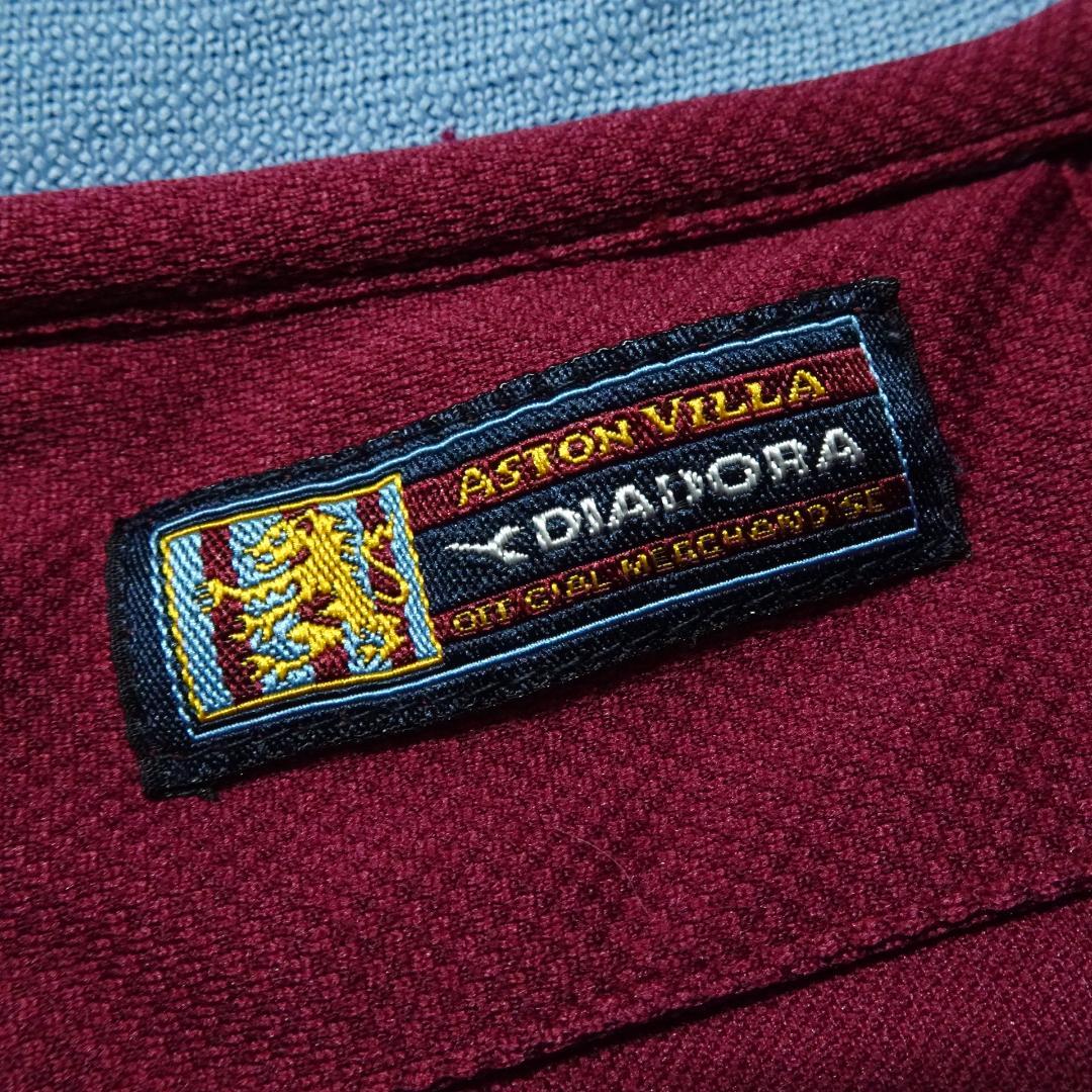 DIADORA 2001-02 Aston Villa ゲームシャツ