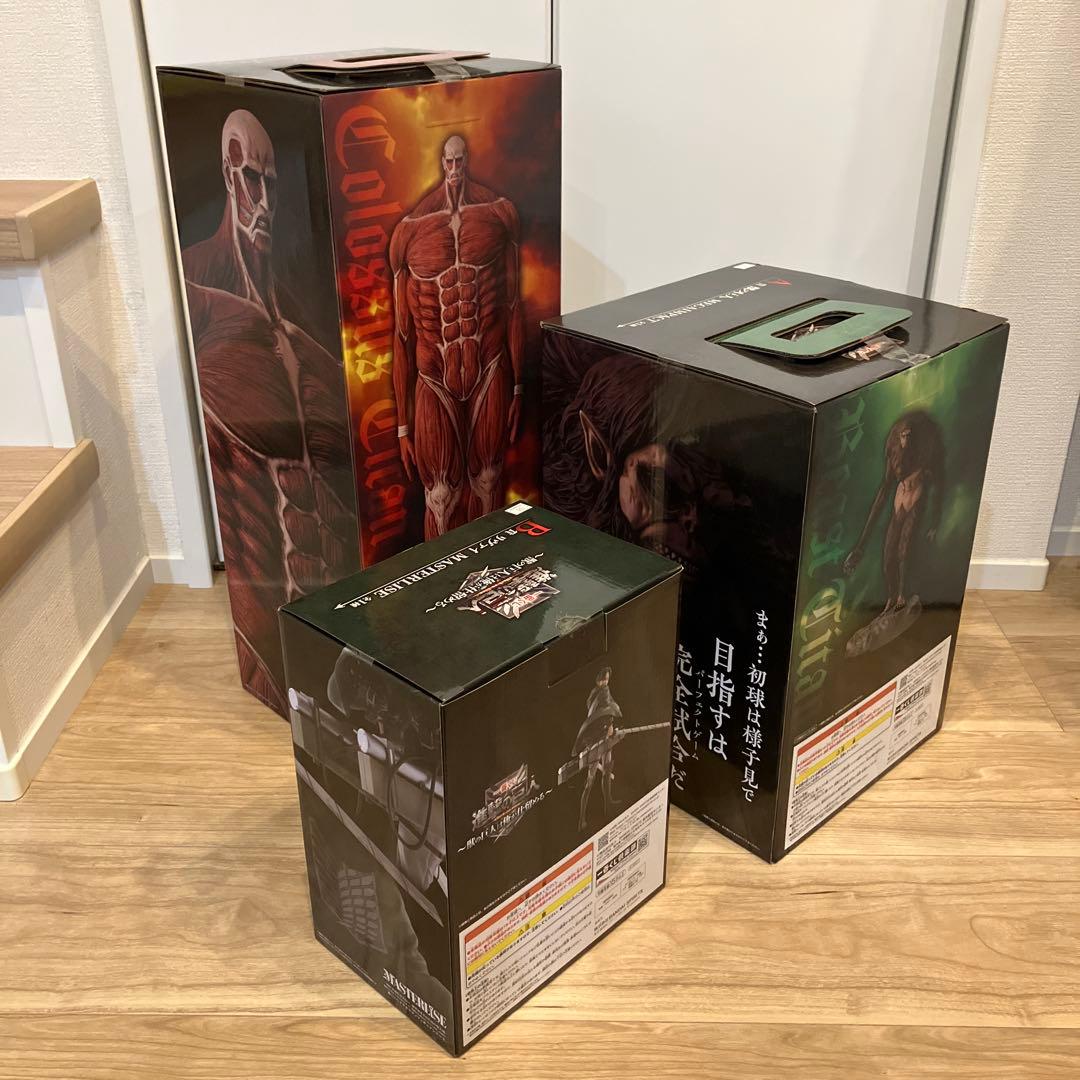 【おまけ付き】一番くじ 進撃の巨人 フィギュアコンプリートセット