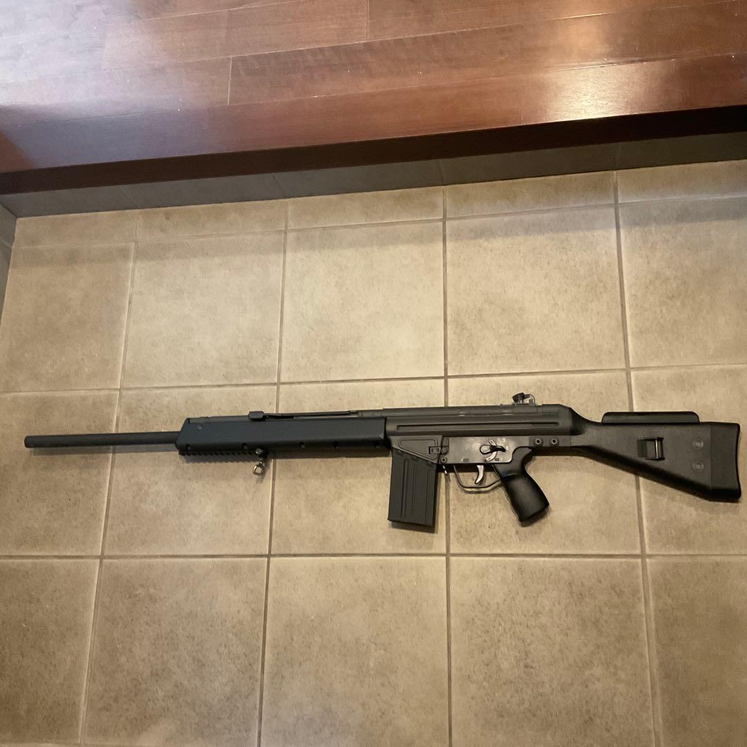 88m/s東京マルイ純正電動ガンG3SG1スナイプサイレンサーメンテ済