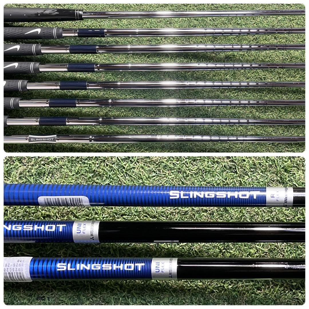 【超美品】ナイキ スリングショット ゴルフクラブセット メンズ 11本 右 廃盤