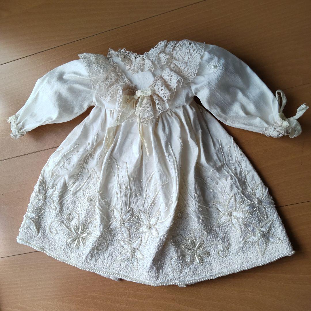 ヴィンテージのドレスをリメイクしたドールドレス♡