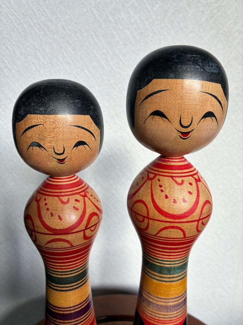 奥瀬鉄則　1980年前半　津軽系　温湯伝統こけし　昭和レトロ