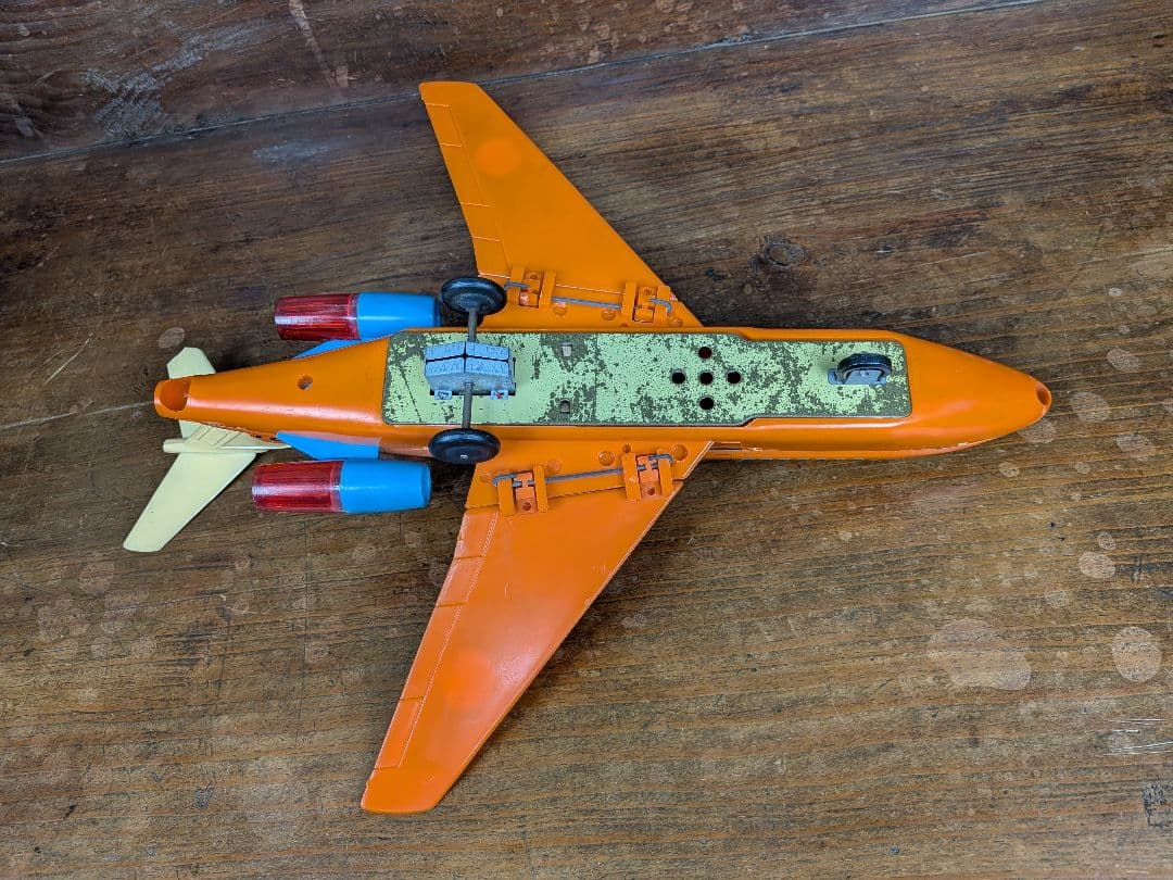 超レア★ブラニフ 航空★古いブリキ＆プラ製／フリクション★日本製★used