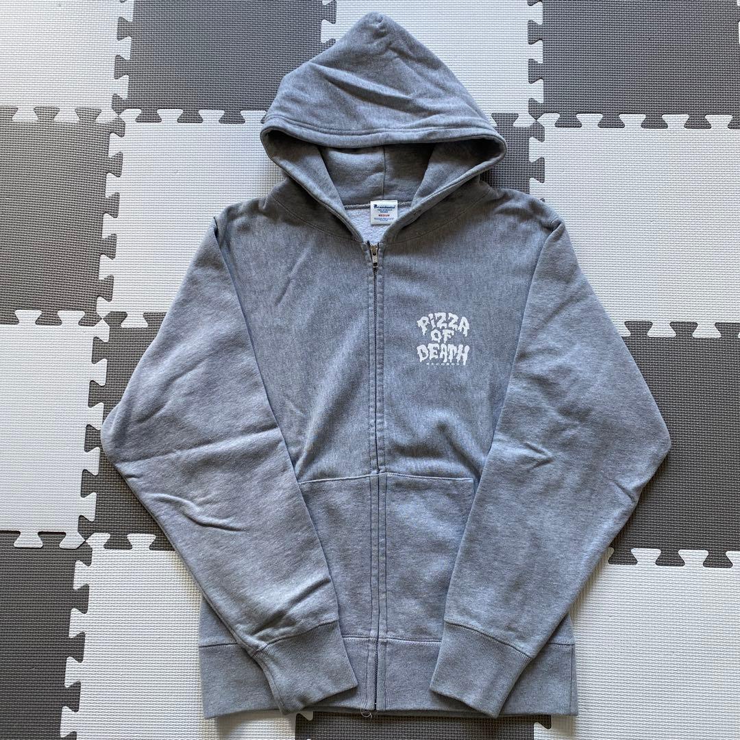 ★未使用！PIZZA OF DEATH ジップアップフーディ　グレー　M★