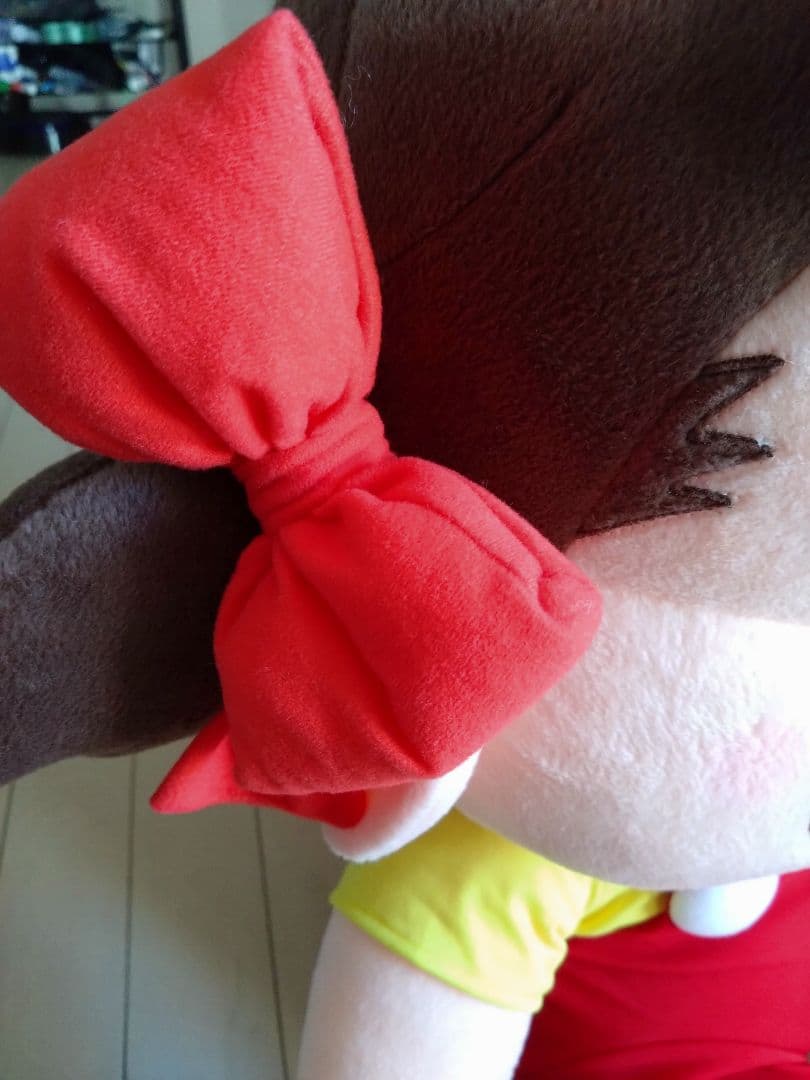 ペコちゃん ぬいぐるみ 大きめ ジャンボ 不二家 フジヤ シリアルナンバー付き