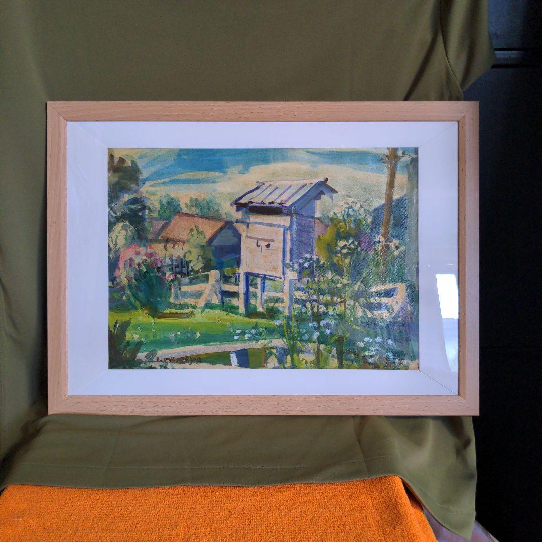 水彩画(測候所〈倶知安〉)№34