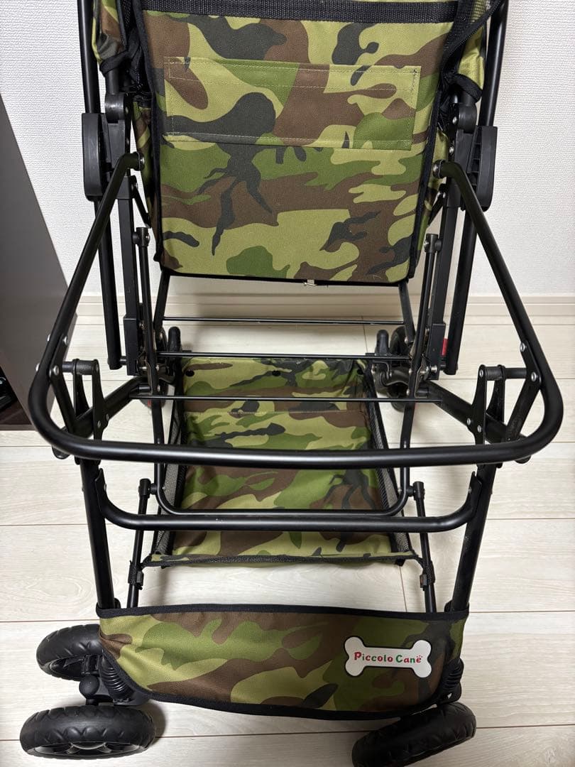 【美品】ピッコロカーネ プリモ 迷彩 ペットカート 数回使用のみ 倉庫保管